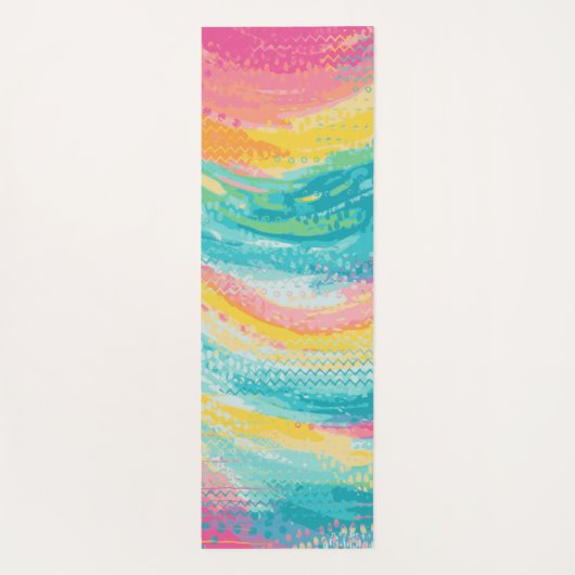 Tapis De Yoga Rêves de piscine à marée tropicale (Dos)