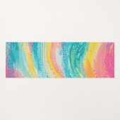 Tapis De Yoga Rêves de piscine à marée tropicale (Devant (Horizontal))