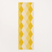 Tapis De Yoga rhombus jaune (Devant)