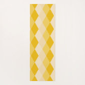 Tapis De Yoga rhombus jaune (Dos)