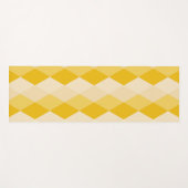 Tapis De Yoga rhombus jaune (Devant (Horizontal))