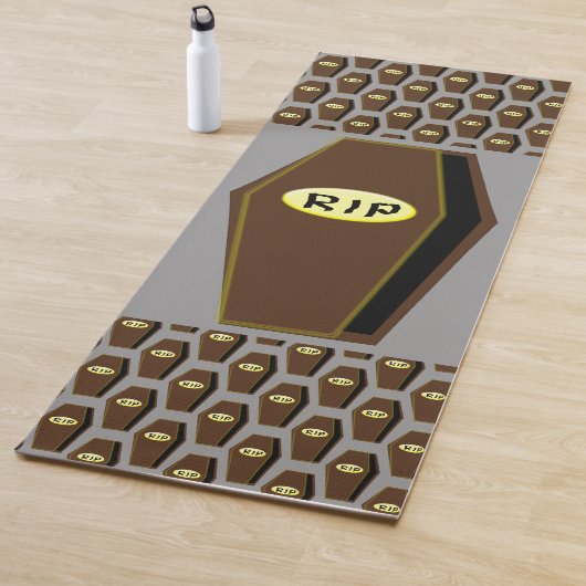 Tapis De Yoga RIP Halloween café de Doom Yoga Mat (En situation)