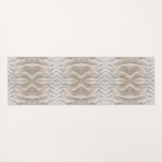 Tapis De Yoga Ripples on a sandy beach pattern (Dos (Horizontal))