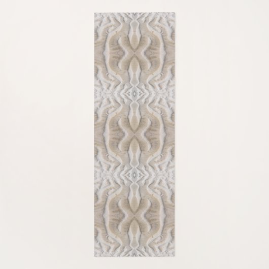 Tapis De Yoga Ripples on a sandy beach pattern (Dos)