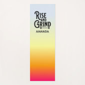 Tapis De Yoga Rise and Grind Weight Training and (Devant)