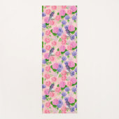 Tapis De Yoga Robin et fleurs, motif aquarelle (Devant)