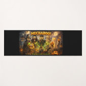 Tapis de yoga robot effrayant pour Halloween de (Devant (Horizontal))