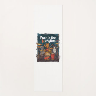 Tapis De Yoga Rockin' Cat Band