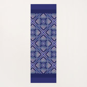 Tapis De Yoga Rosace bleue (Dos)