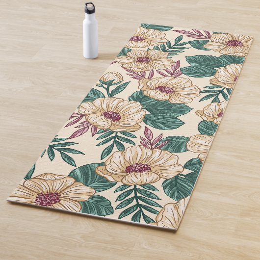 Tapis De Yoga Rose (En situation)