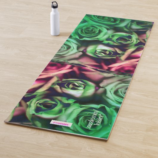 TAPIS DE YOGA ROSE (En situation)