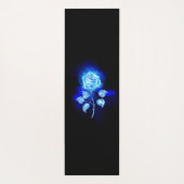 Tapis De Yoga Rose bleu brûlant (Dos)