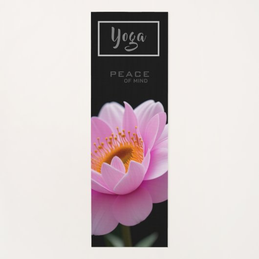 Tapis De Yoga Rose de paix - Yoga Mat (Devant)