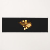 Tapis De Yoga Rose d'or ( rose d'or ) (Devant (Horizontal))