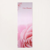 Tapis De Yoga Rose douce Rose intérieur paix spirituelle (Dos)