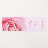 Tapis De Yoga Rose douce Rose intérieur paix spirituelle (Devant (Horizontal))