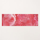 Tapis De Yoga Rose enchantée (Devant (Horizontal))