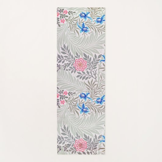 Tapis De Yoga Rose et Larkspur, William Morris (Devant)