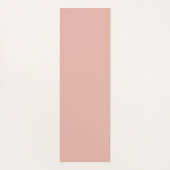 Tapis De Yoga Rose gold métal monogramme nom écriture  (Dos)