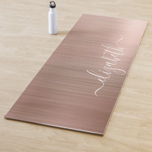 Tapis De Yoga Rose Gold Monogrammé