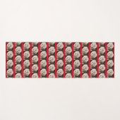 Tapis De Yoga Rose gracieux (Devant (Horizontal))