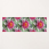 Tapis De Yoga Rose Lotus Water Lily (Devant (Horizontal))