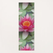 Tapis De Yoga Rose Lotus Water Lily (Devant)