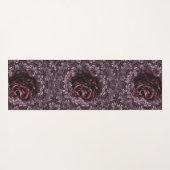 Tapis de yoga Rose Mandala (Dos (Horizontal))