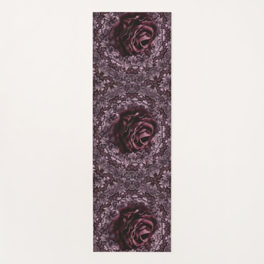 Tapis de yoga Rose Mandala (Devant)