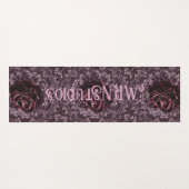 Tapis De Yoga Rose Mandala Yoga Mat (Dos (Horizontal))