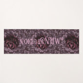 Tapis De Yoga Rose Mandala Yoga Mat (Devant (Horizontal))