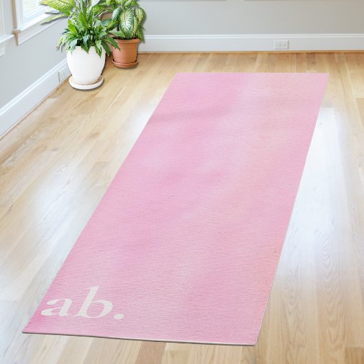 Tapis De Yoga Rose Monogramme