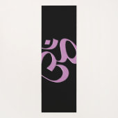 Tapis De Yoga Rose Om (Dos)