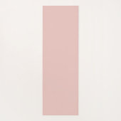 Tapis De Yoga Rose or couleur professionnelle simple nom monogra (Dos)