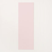 Tapis De Yoga Rose pâle | Logo Professionnel (Dos)