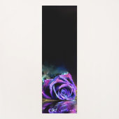 Tapis De Yoga Rose pourpre (Devant)