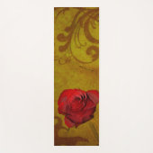 Tapis De Yoga Rose rouge (Devant)