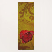 Tapis De Yoga Rose rouge (Dos)