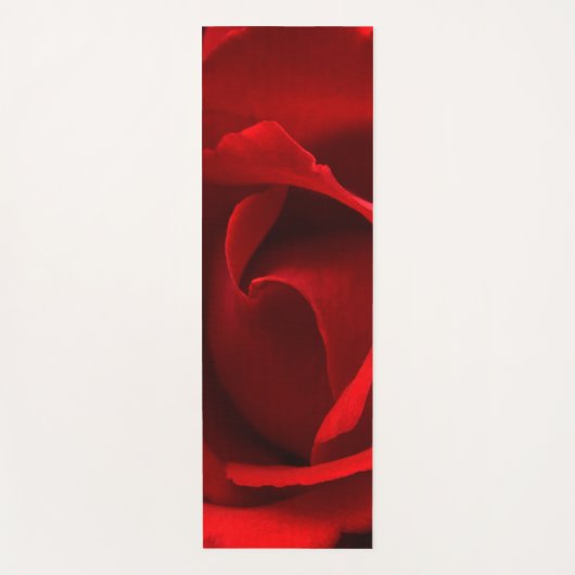 Tapis De Yoga Rose rouge ymcna (Devant)