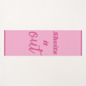 Tapis de yoga rose Shvitz (Devant (Horizontal))