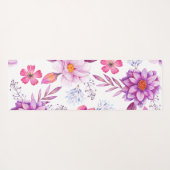Tapis De Yoga Rose violette (Dos (Horizontal))