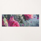 Tapis De Yoga Roses du printemps - Yoga Mat (Devant (Horizontal))