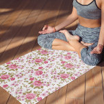 Tapis De Yoga roses vintages à motifs floraux<br><div class="desc">Bel et élégant design floral. Vous êtes invités à visiter mon magasin pour des produits plus beaux.</div>