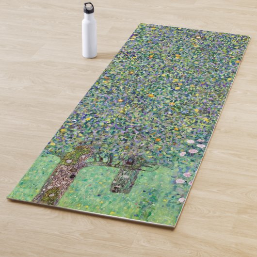 Tapis De Yoga Rosiers Sous Les Arbres, Gustav Klimt (En situation)
