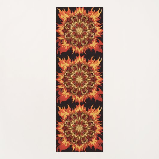 Tapis De Yoga Roue de feu (Devant)