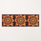 Tapis De Yoga Roue de feu (Devant (Horizontal))
