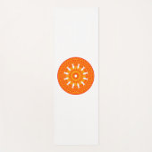 Tapis De Yoga Roue rouge du Dharma (art bouddhiste) (Devant)