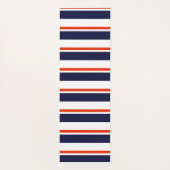 Tapis De Yoga Rouge Avec Bleu (Dos)