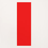 Tapis De Yoga Rouge néon solide (Devant)