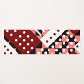 Tapis De Yoga rouge saumon (Dos (Horizontal))